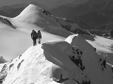 In vetta al Gran paradiso